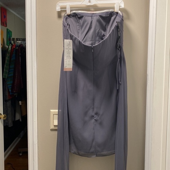 Bill levkoff dress strapless has straps‎ missing a clamp - Picture 3 of 8